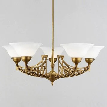 Подвесная люстра Berliner Messinglampen D89-22opB