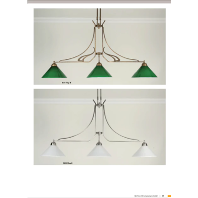 Подвесной светильник Berliner Messinglampen D101-70grB