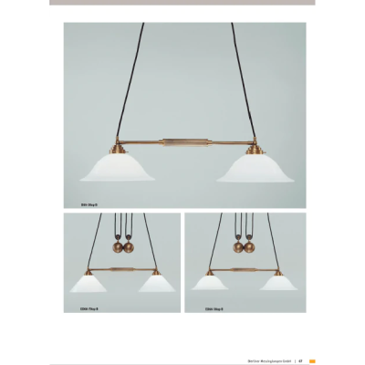 Подвесной светильник Berliner Messinglampen D3-37opB