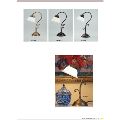 Настольная лампа Berliner Messinglampen Q5-11opA