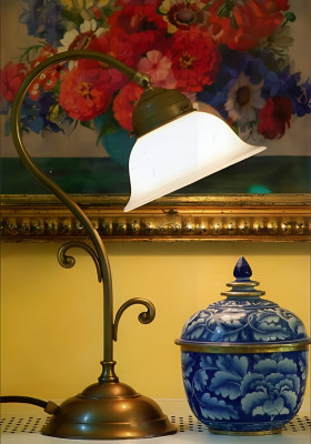 Настольная лампа Berliner Messinglampen Q5-11opB