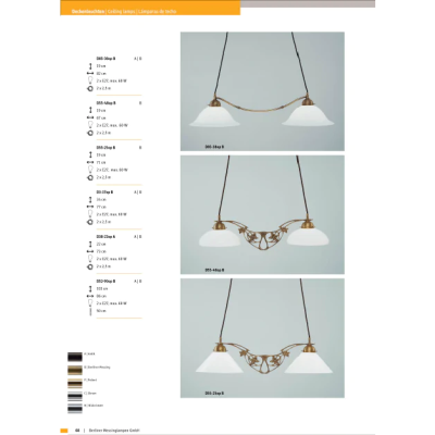 Подвесной светильник Berliner Messinglampen D38-22opA