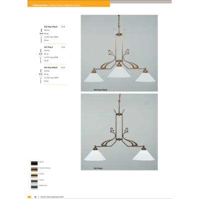 Подвесной светильник Berliner Messinglampen D42-70opA