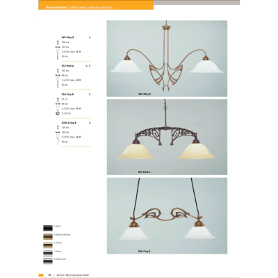 Подвесной светильник Berliner Messinglampen D52-90ebA