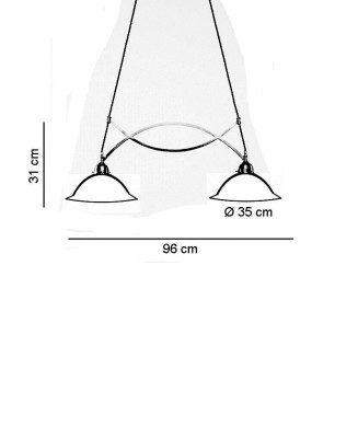 Подвесной светильник Berliner Messinglampen D54-90opB