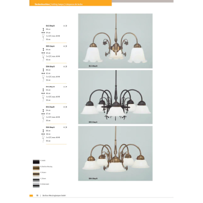 Подвесная люстра Berliner Messinglampen D11-09aeB