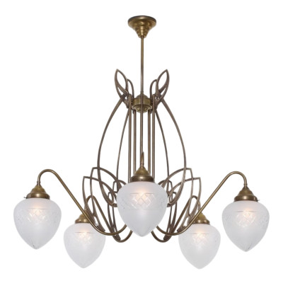 Подвесная люстра Berliner Messinglampen D111-224crB