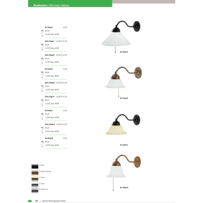 Бра Berliner Messinglampen A34-115opA