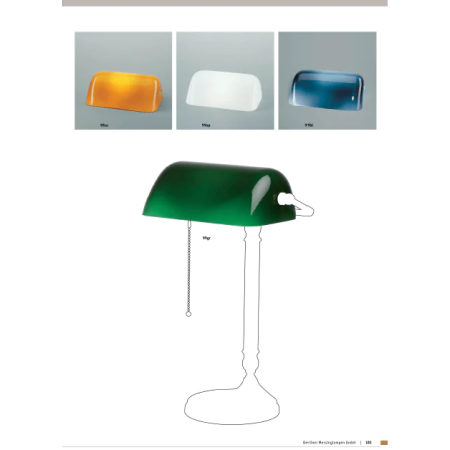 Настольная лампа Berliner Messinglampen W7-99grB