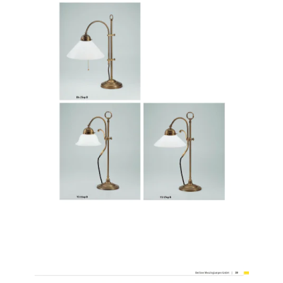 Настольная лампа Berliner Messinglampen Y2-11opB