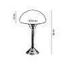 Настольная лампа Berliner Messinglampen Z14-100opB
