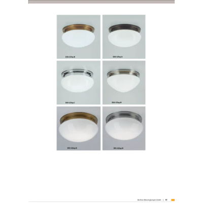 Настенно-потолочный светильник Berliner Messinglampen D18-125opC