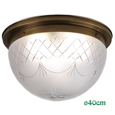 Настенно-потолочный светильник Berliner Messinglampen D92-182crB