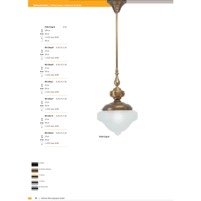Настенно-потолочный светильник Berliner Messinglampen D8-129opA