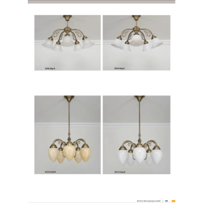 Подвесная люстра Berliner Messinglampen D258-40gsB