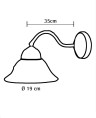 Бра Berliner Messinglampen A1-21ebA